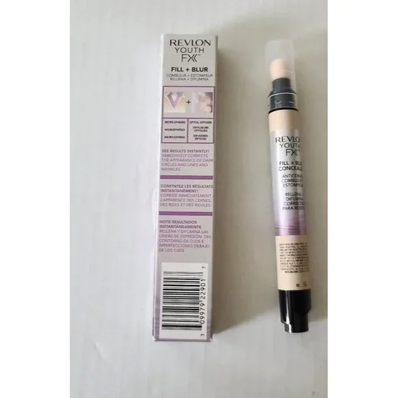 Revlon Youth Fx Fill + Blur Concealer 01 Fair 0.11 Fluid Ounce NEW - Picture 2 of 7